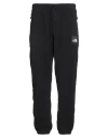 The North Face Mens Black Essential Brand-embroidery Cotton-jersey Jogging Bottoms In Black