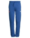The North Face Man Pants Blue Size S Cotton, Polyester In Blue