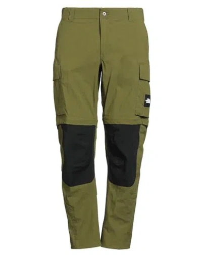 The North Face Man Pants Military Green Size 34 Cotton, Nylon, Elastane
