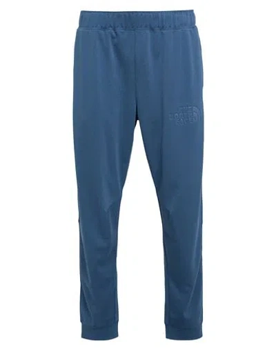 The North Face Man Pants Slate Blue Size S Polyester, Viscose, Elastane