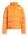 The North Face 1992 Nuptse Logo-embroidered Quilted Ripstop Recycled-down Jacket In Orange