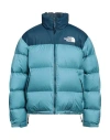 The North Face Man Puffer Slate Blue Size S Nylon