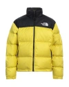 The North Face 1996 Retro Nuptse Quilted Dwr-coated Ripstop Down Hooded Jacket In Yellow