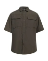 The North Face Man Shirt Military Green Size L Nylon In Green