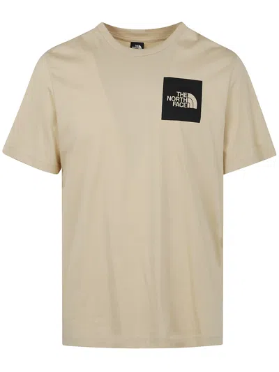 The North Face Man Short Sleeves Fine Tee In Gravel