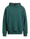 The North Face Man Sweatshirt Emerald Green Size L Cotton, Polyester