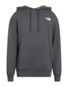 The North Face Man Sweatshirt Lead Size Xxl Cotton In Grey