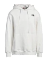 The North Face Man Sweatshirt White Size Xxl Cotton