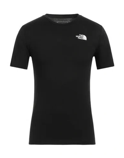 The North Face Man T-shirt Black Size Xs Cotton, Polyester