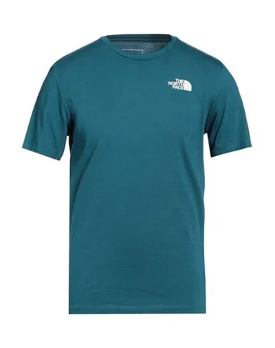 The North Face Man T-shirt Deep Jade Size S Cotton, Polyester In Green
