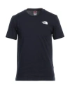 The North Face Man T-shirt Navy Blue Size L Cotton