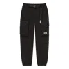 The North Face Rip Sto Checked Cargo Pants With Removable Hem In Black