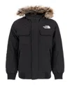 The North Face Mcmurdo Water Repellent 600 Fill Power Down Parka With Faux Fur Trim In Black
