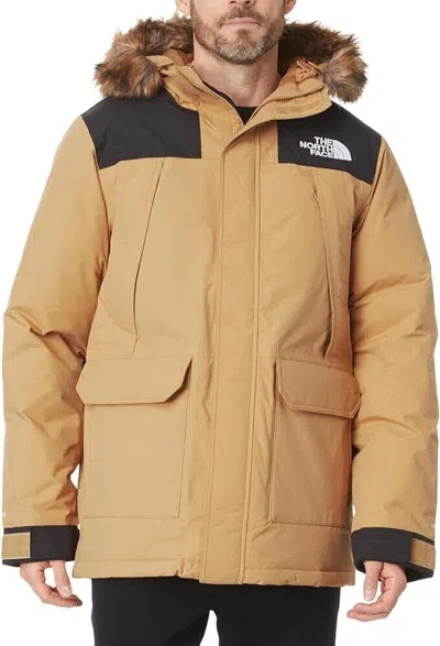 Pre-owned The North Face Mcmurdo Mens L 600-down Parka Winter Jacket/coat Almond $400 In Beige