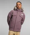 The North Face Mcmurdo Parka With Fur Trim Hood In Brown In Purple