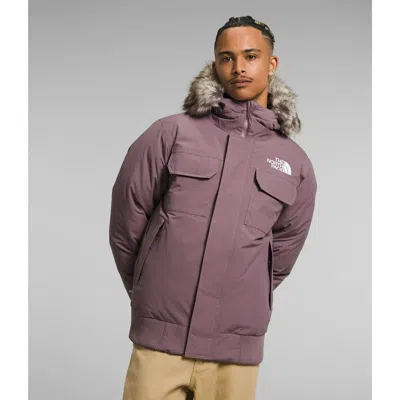 The North Face Mcmurdo Nf0a5gd9i0v Bomber Jacket Men Fawn Gray Waterproof App245 In Purple