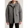 The North Face Mcmurdo Waterproof 600 Fill Power Hooded Down Parka With Faux Fur Trim In Smoked Pearl