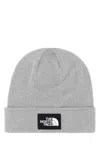 The North Face Melange Light Grey Stretch Polyester Blend Beanie Hat
