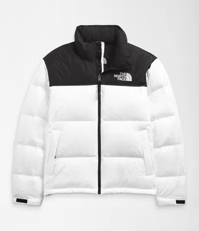 Pre-owned The North Face Men's 1996 Retro Nuptse 700 Down Puffer Jacket White Black