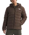 The North Face Hydrenalite 600 Fill Power Down Hooded Jacket In Smokey Brown