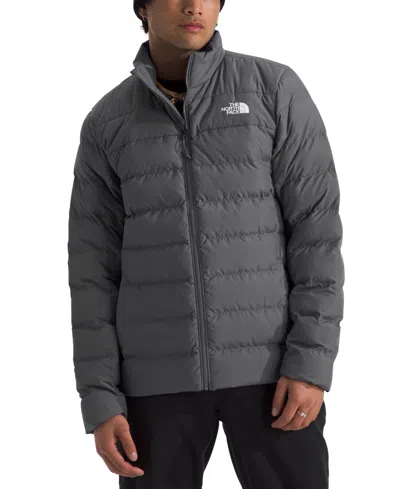 The North Face Men's Aconcagua 3 Zip-front Hooded Puffer Jacket In Smoked Pearl