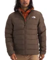 The North Face Men's Aconcagua 3 Zip-front Puffer Jacket In Smokey Brown