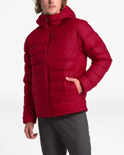 The North Face Men's Aconcagua Hoodie Jacket In Cardinal Red In Multi
