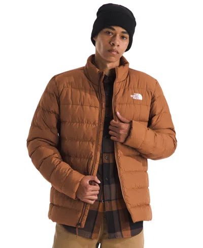 The North Face Men's Aconcagua Long Sleeve Jacket In Brown