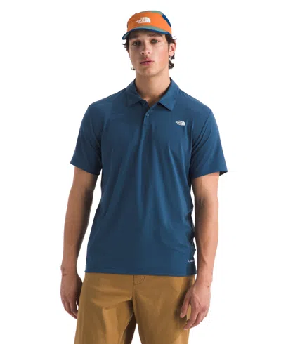 The North Face Men's Adventure Polo Shirt In Shady Blue