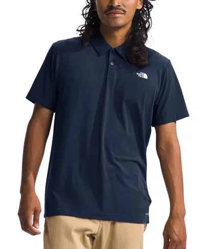 The North Face Men's Adventure Short Sleeve Polo Shirt In Blue