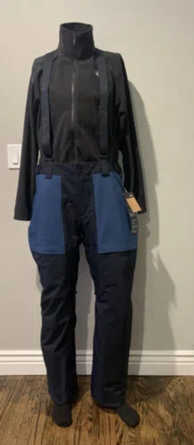 Pre-owned The North Face Men Anonym Insulated Futurelight Waterproof Ski Bibs Pants Navy In Blue