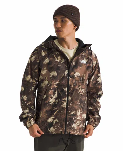 The North Face Men's Antora Rain Hoodie In Latte Prairie Flowers Print