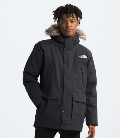 Pre-owned The North Face Men's Arctic Parka Premium 600-down Tnf Gray Size X-large
