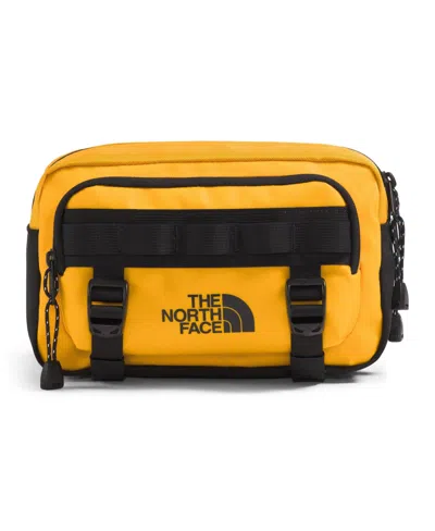 The North Face Men's Base Camp Lumbar Bag In Summit Gold,black