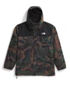 The North Face Men's Big Antora Jacket In Tnf Black Tnf Camo Print,tnf Black