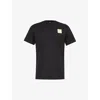 THE NORTH FACE THE NORTH FACE MEN'S BLACK BRANDED-PRINT SHORT-SLEEVED COTTON-JERSEY T-SHIRT