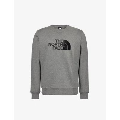 The North Face Mens Black Drew Peak Brand-embroidered Cotton-blend Sweatshirt