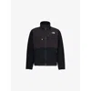 The North Face Canyonlands Stretch Fleece Standard Fit Full Zip Mock Neck Sweatshirt In Black