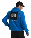 The North Face Men's Box Nse 'never Stop Exploring' Pullover Hoodie In Blue