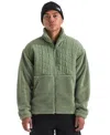 The North Face Men's Cabin Fleece Full Zip Jacket In Green