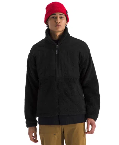 The North Face Men's Cabin Fleece Full Zip Jacket In Black