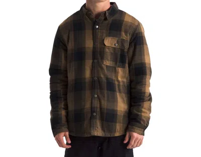 The North Face Men's Campshire Shirt In Utility Brown In Multi