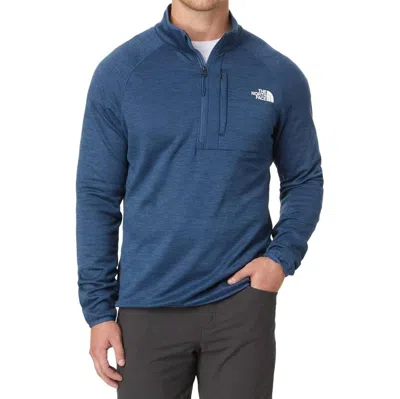 The North Face Men's Canyonlands 1/2 Zip In Shady Blue Heather