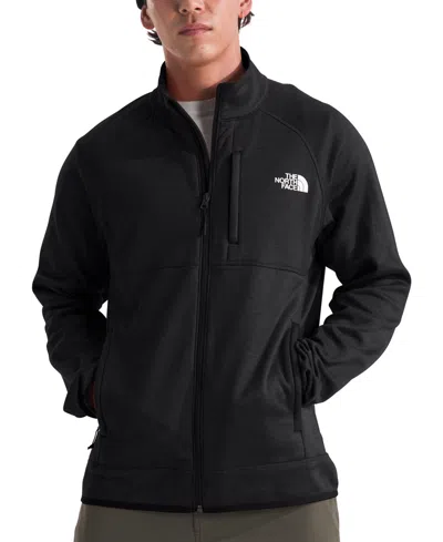 The North Face Men's Canyonlands Full Zip Fleece Jacket In Tnf Black-npf