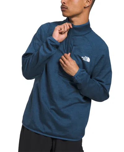 The North Face Canyonlands Nf0a5g9whkw Sweatshirt Men's Blue Pullover Sgn1379 In Shady Blue