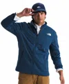 The North Face Men's Cedar Trail Grid Fleece Full Zip Jacket In Shady Blue