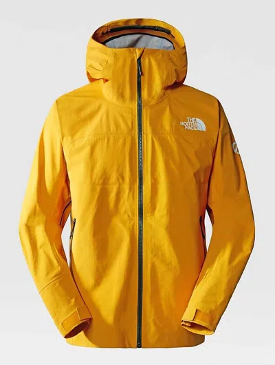 Pre-owned The North Face Men's Chamlang Summit Series Futurelight Waterproof Jacket, Gold In Summit Gold
