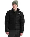 The North Face Padded High Neck Jacket With Side Pockets In Black