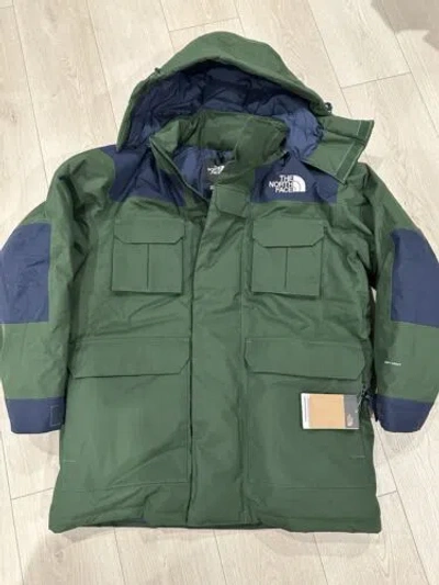 Pre-owned The North Face Men Coldworks Insulated Parka Pine Needle Summit Navy Mens Large In Pine Needle/summit Navy
