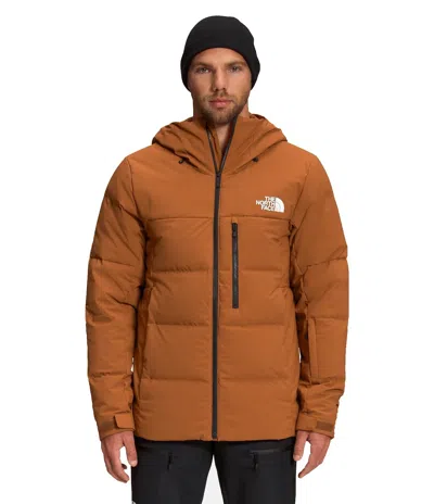 Pre-owned The North Face Men's Corefire Down Futurelight Waterproof Jacket Leather Brown
